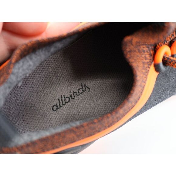 Allbirds Men's Trail Runners Size 9 Black Orange Slip on Sneakers Shoes - Picture 9 of 10